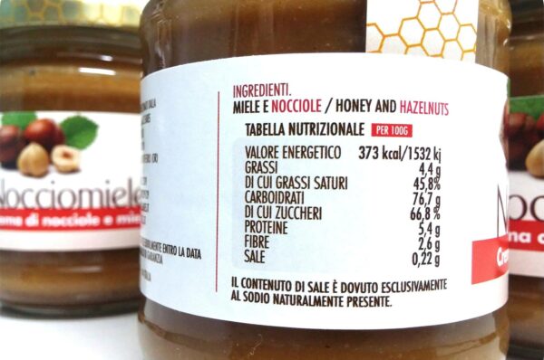 Valori nutrizionali Nocciomiele